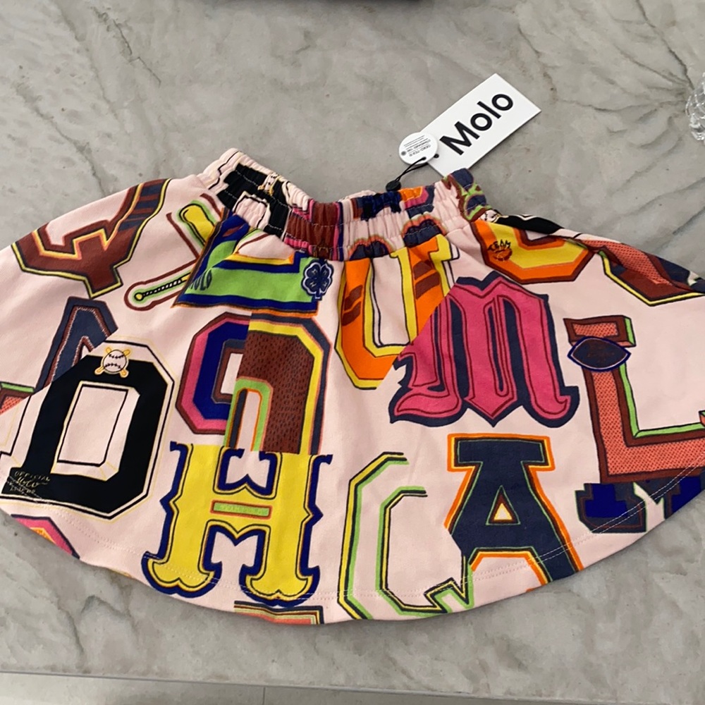 Molo little girls varsity skirt